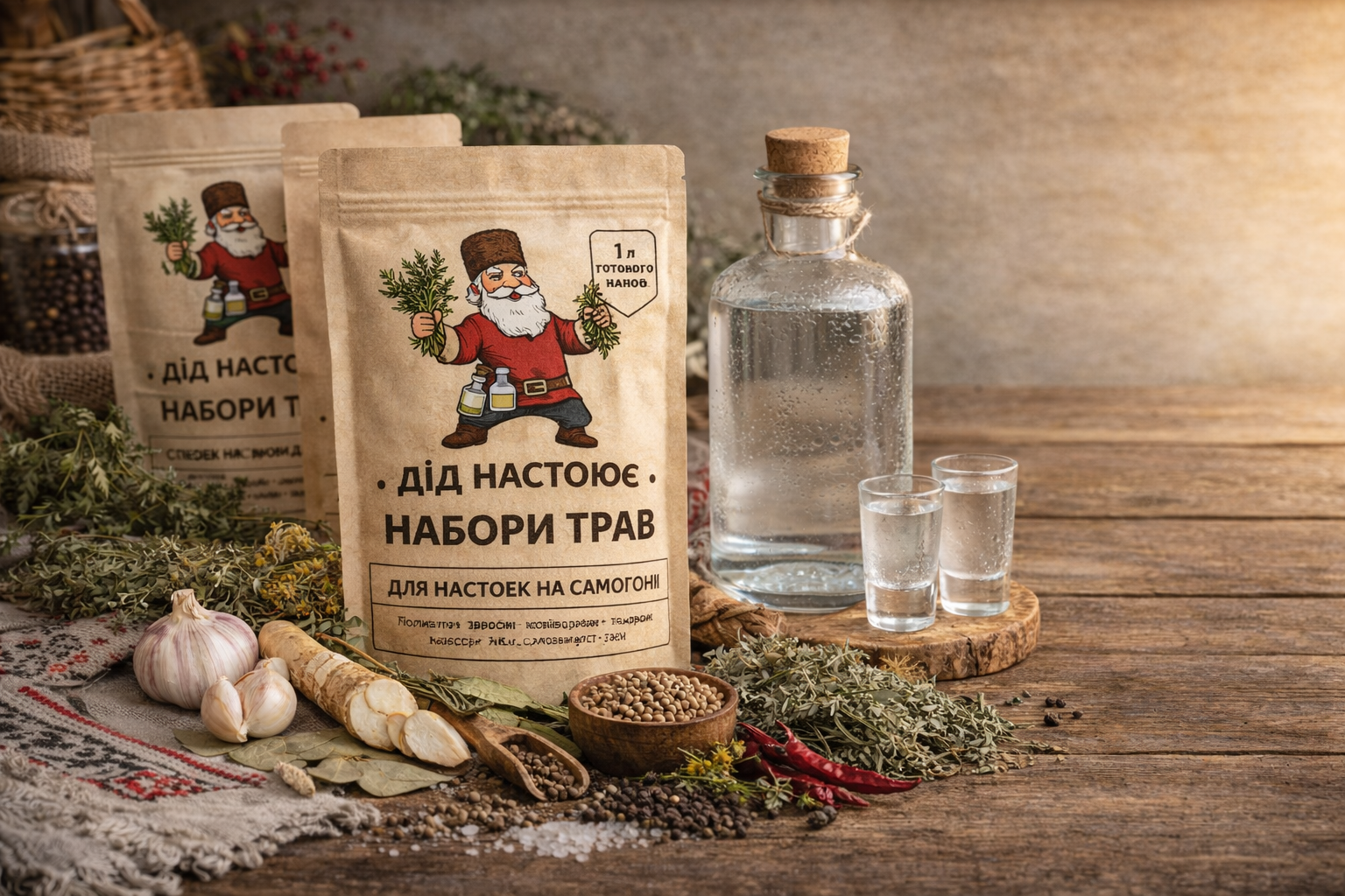 Набор трав и специй для самогона, добавки и ароматизаторы для настаивания и улучшения вкуса самогона